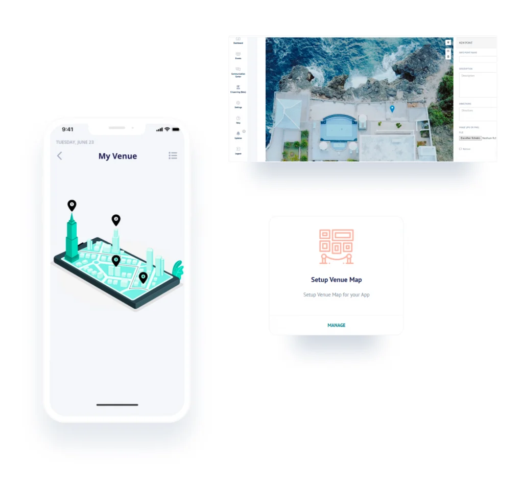 local mapping app blanco